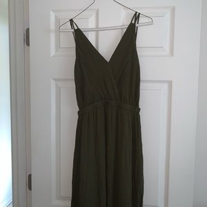 Lulus long sleeveless maxi dress